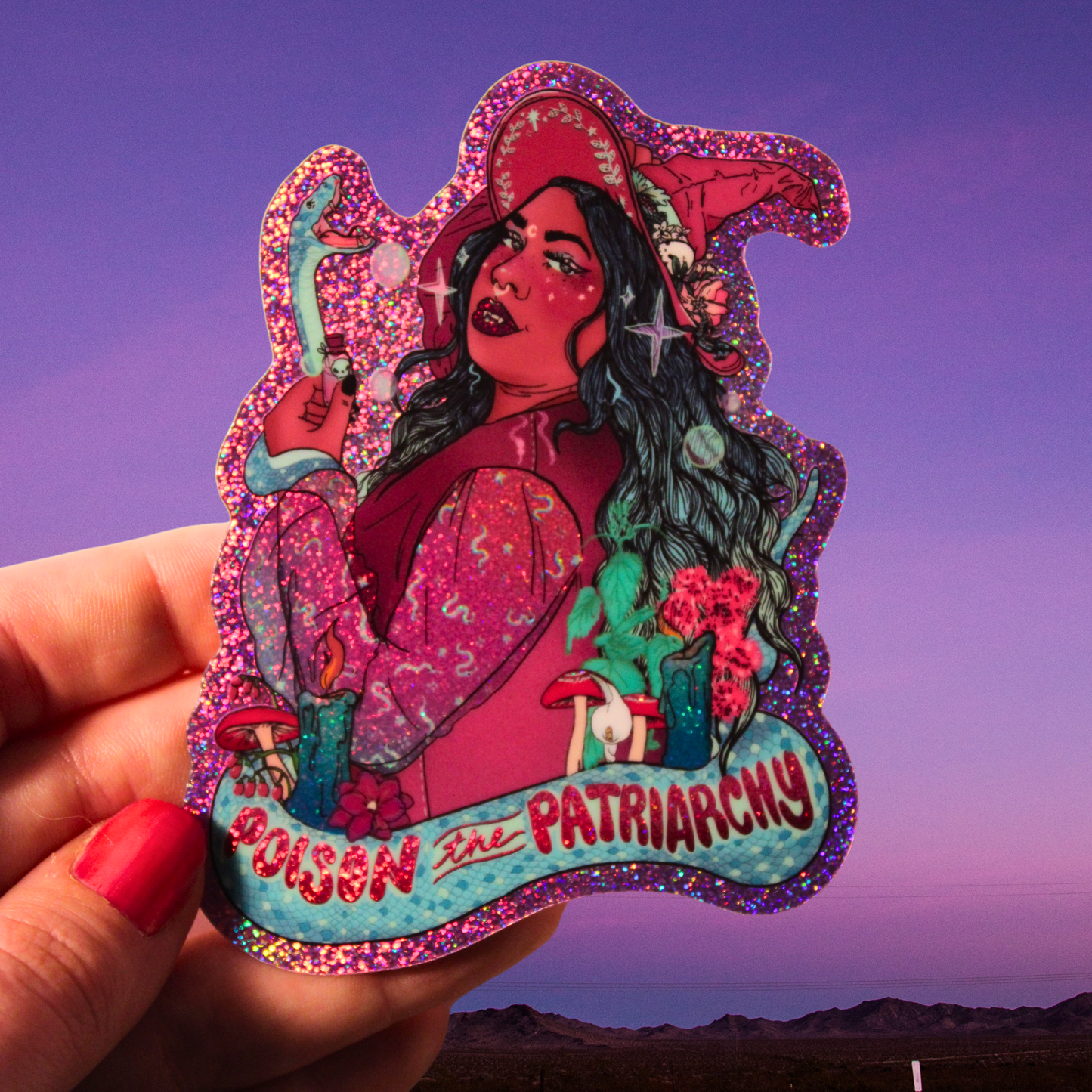 Poison the Patriarchy - Sticker