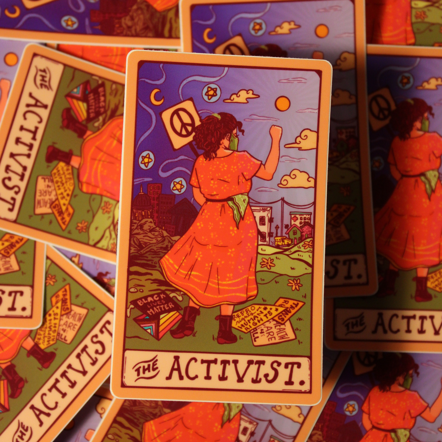 The Activist - Die Cut Sticker (Glossy)