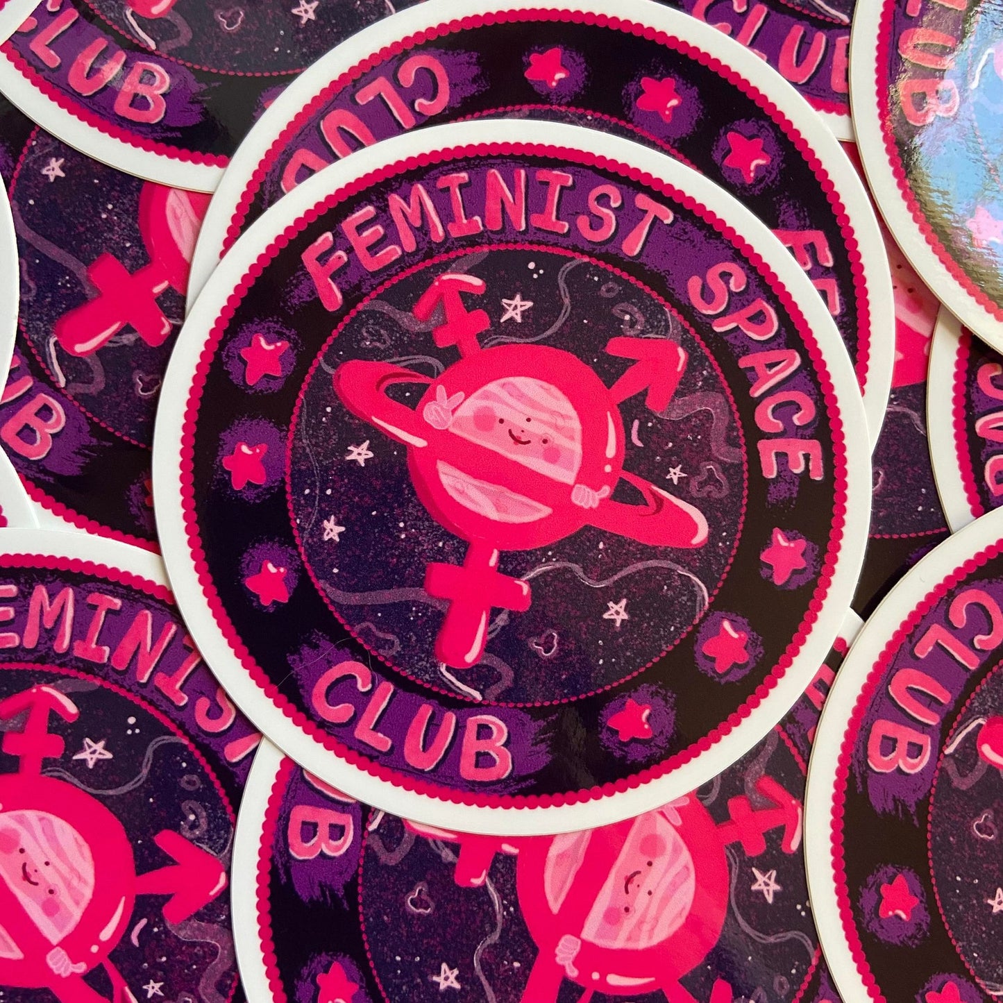 Feminist Space Club - Sticker (Glossy)