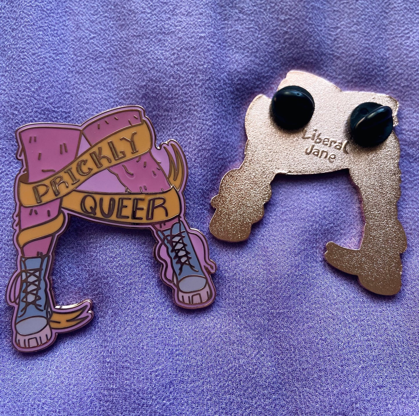 Prickly Queer Hard Enamel Pin