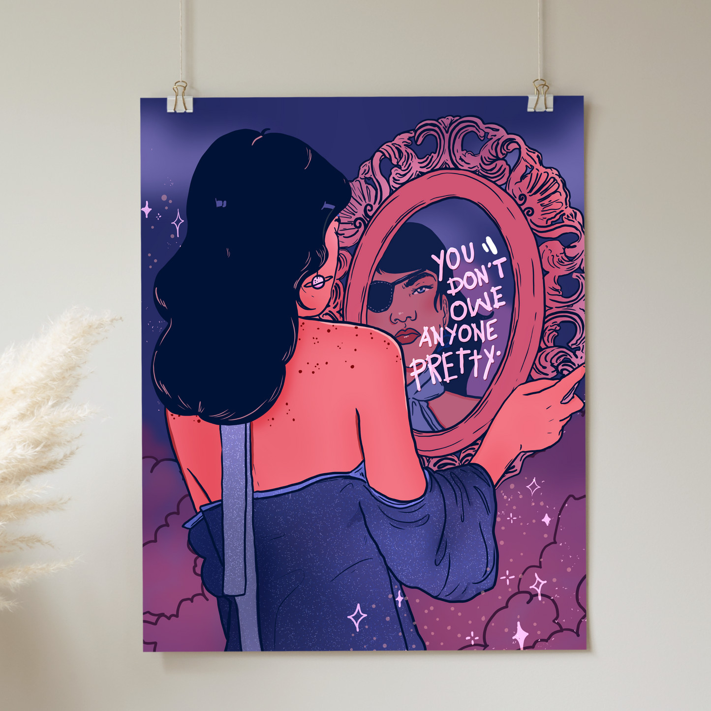 You Don't Owe Anyone Pretty - Print