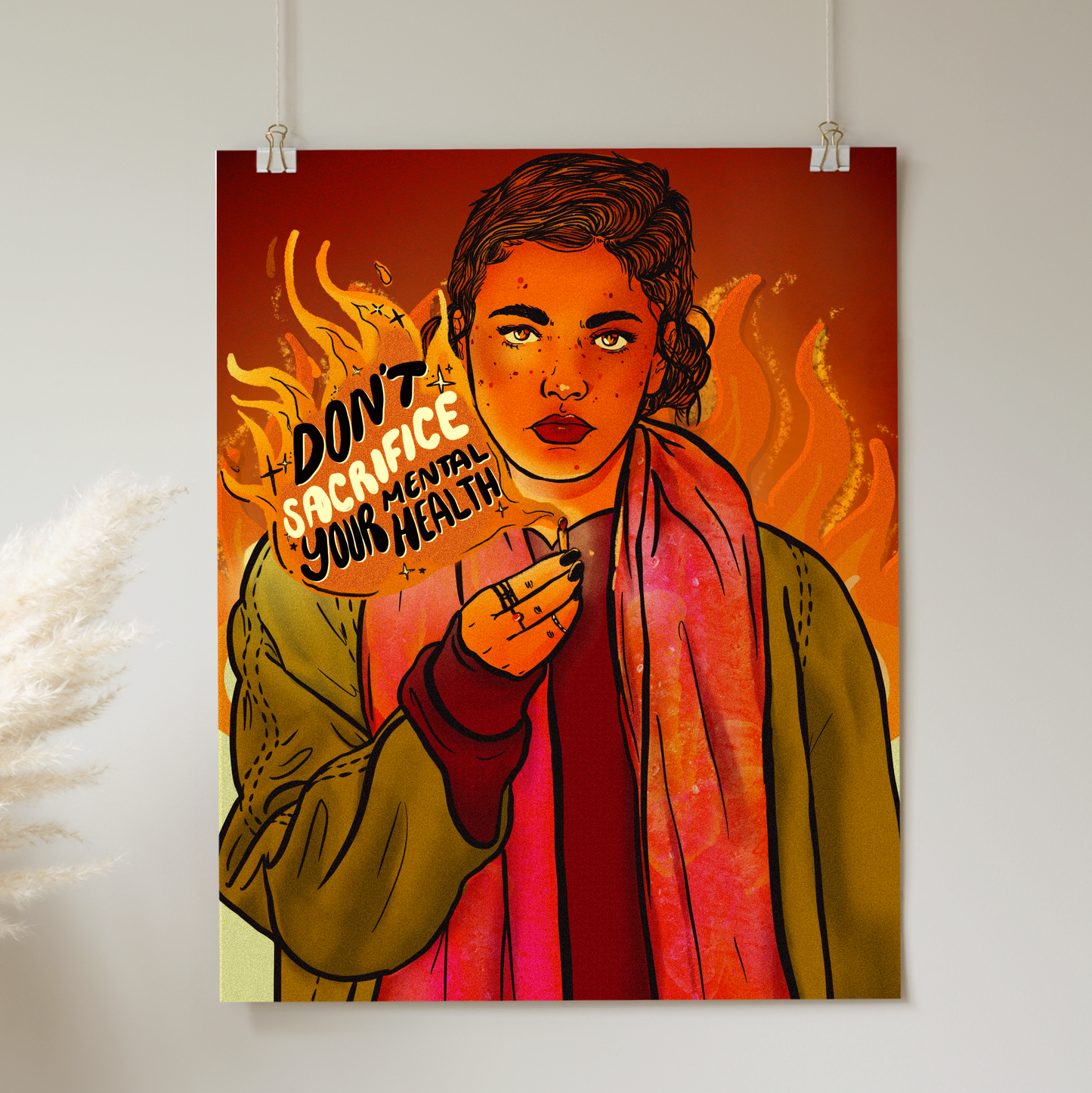 Don't Sacrifice Your Mental Health - Print