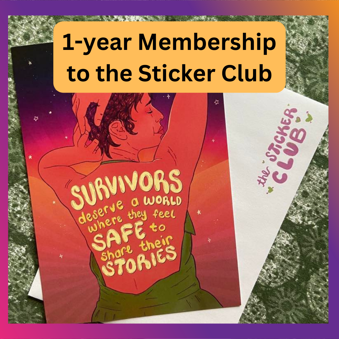 1-Year Sticker Club Membership!