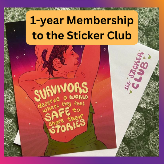 1-Year Sticker Club Membership!