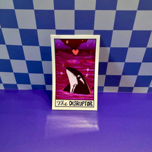 Load image into Gallery viewer, The Disruptor | Orca Whale | Mini Vinyl Sticker (Glossy)