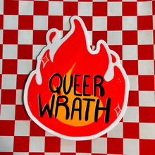 Load image into Gallery viewer, Queer Wrath | Fire Flame | Vinyl Sticker (Glossy)