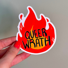 Load image into Gallery viewer, Queer Wrath | Fire Flame | Vinyl Sticker (Glossy)