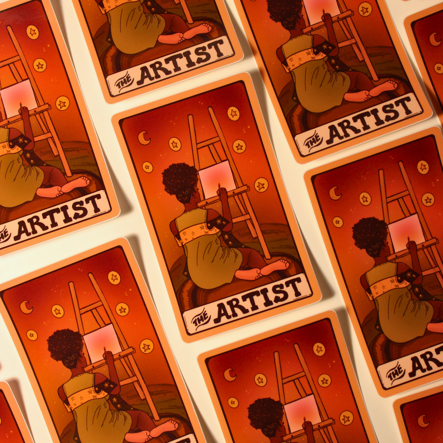 The Artist Tarot Card - Sticker (Glossy)