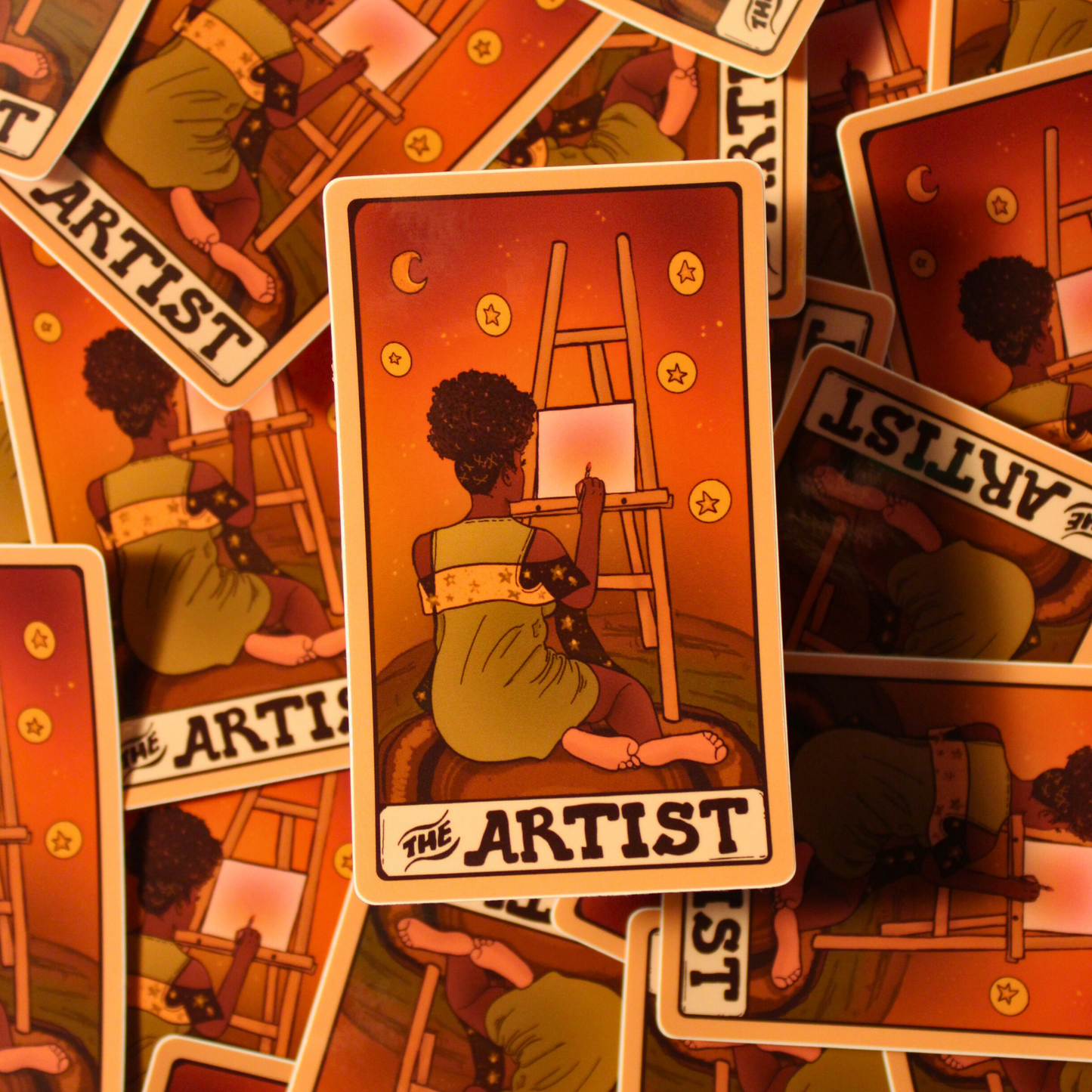 The Artist Tarot Card - Sticker (Glossy)