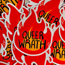 Load image into Gallery viewer, Queer Wrath | Fire Flame | Vinyl Sticker (Glossy)