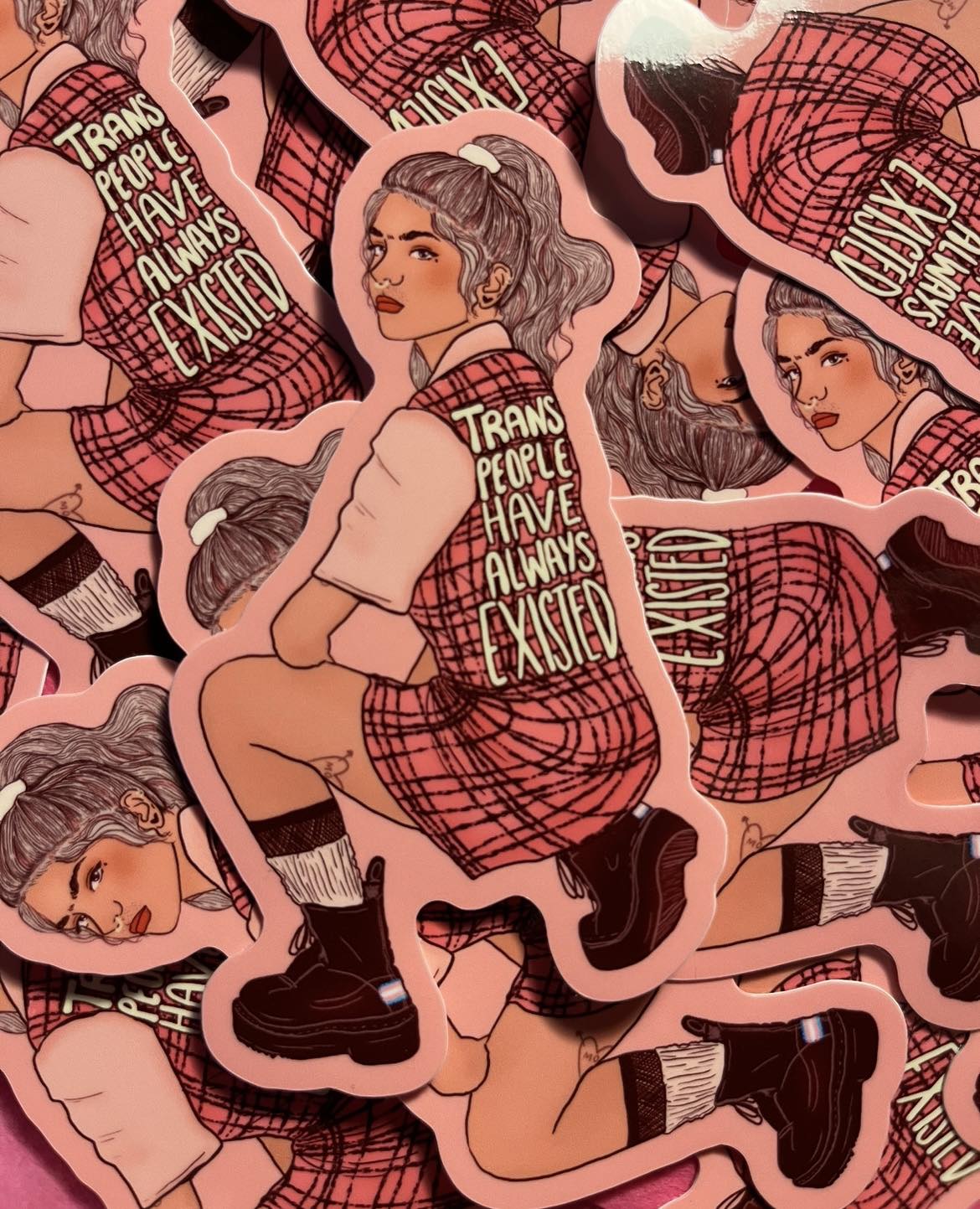 Trans People have Always Existed - Sticker (Glossy)