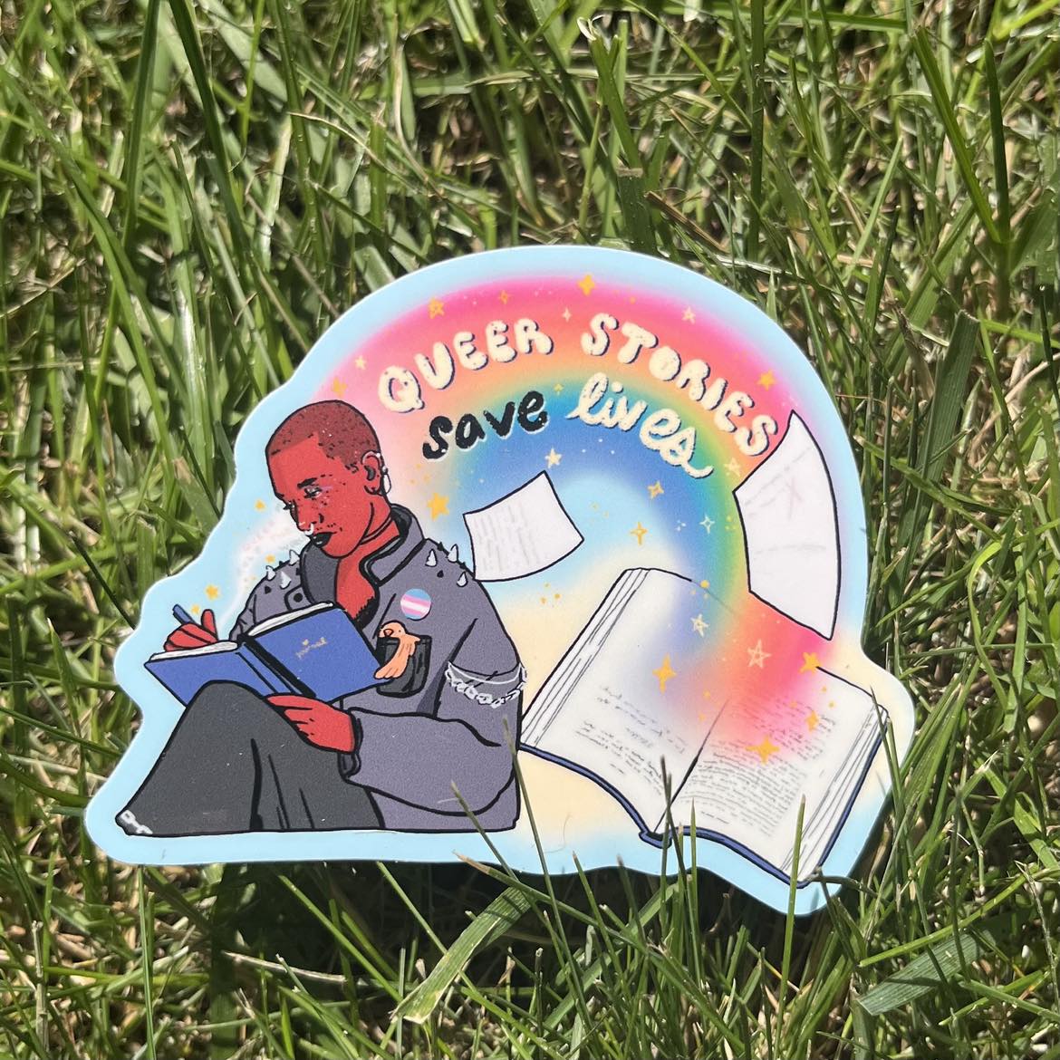 Queer Stories Save Lives - Sticker Sheet