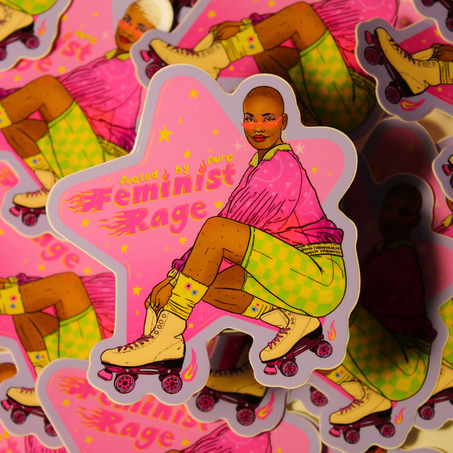 Feminist Rage - Sticker (Glossy)