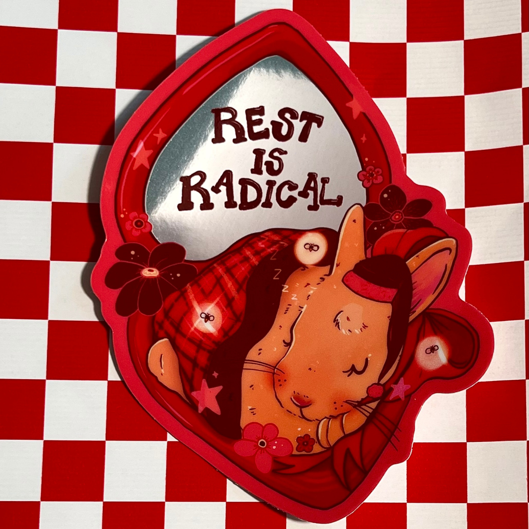 Rest is Radical - Sticker (Glossy + Mirror)