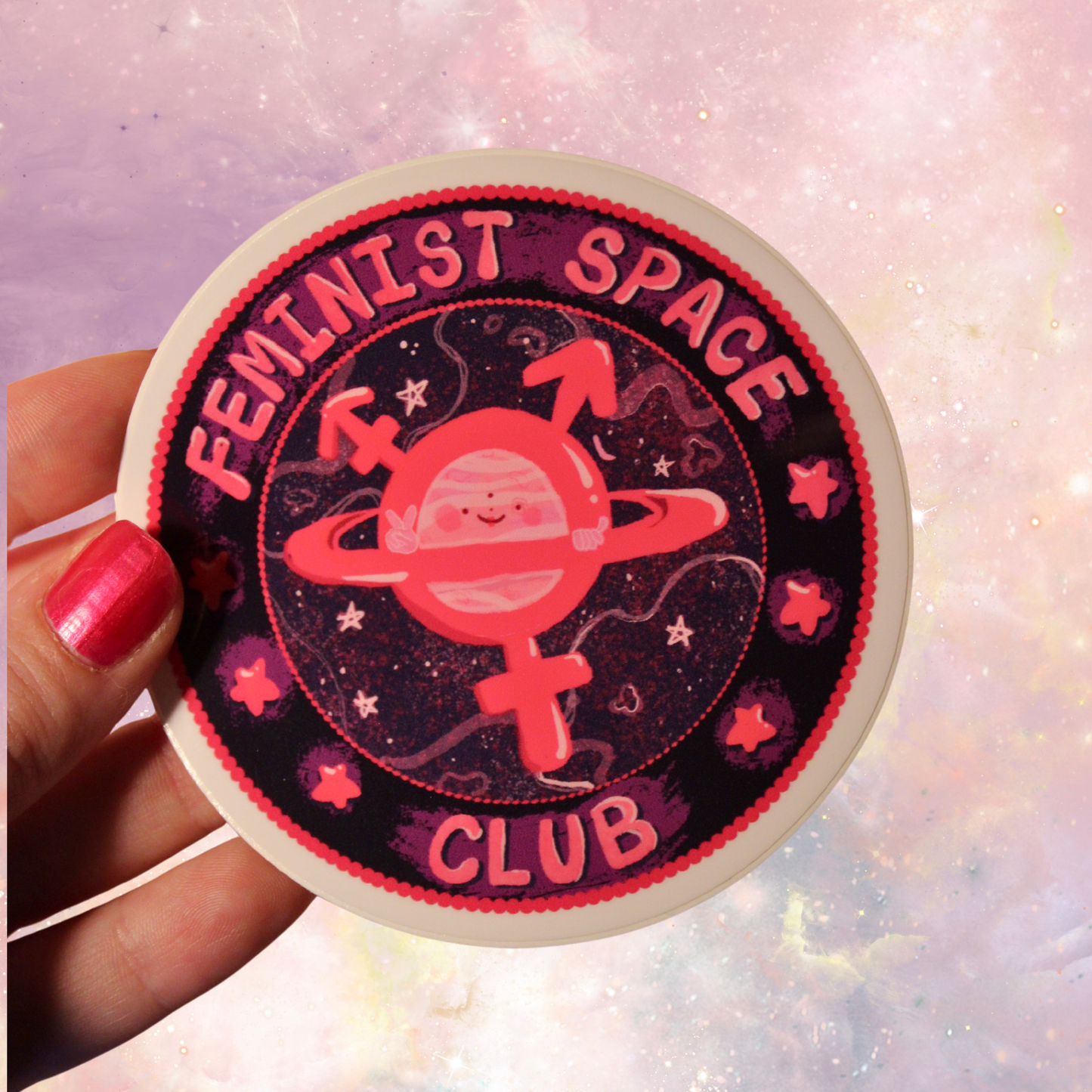 Feminist Space Club - Sticker (Glossy)