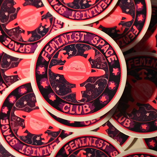 Feminist Space Club - Sticker (Glossy)