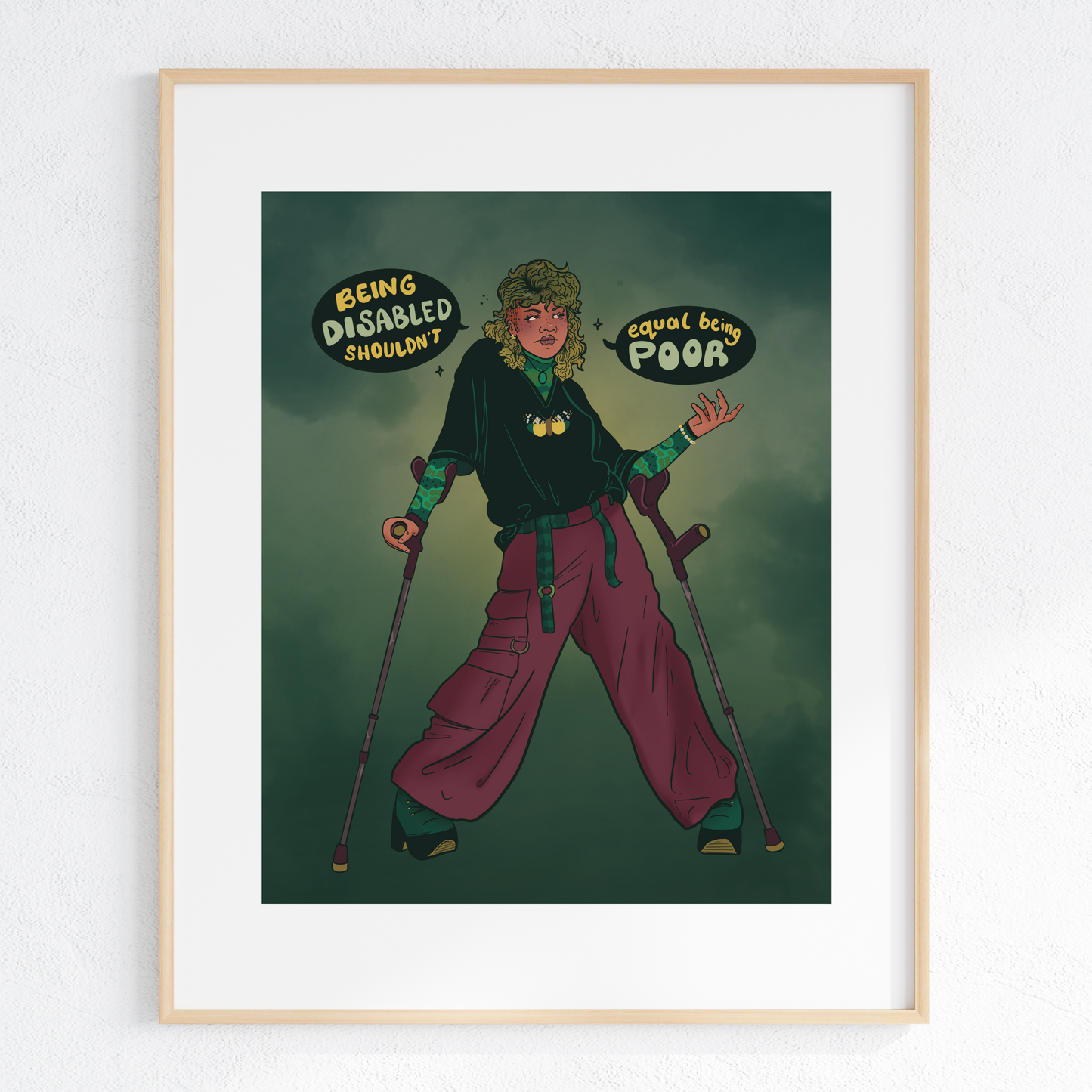 Being Disabled Shouldn’t Equal being Poor  - Print