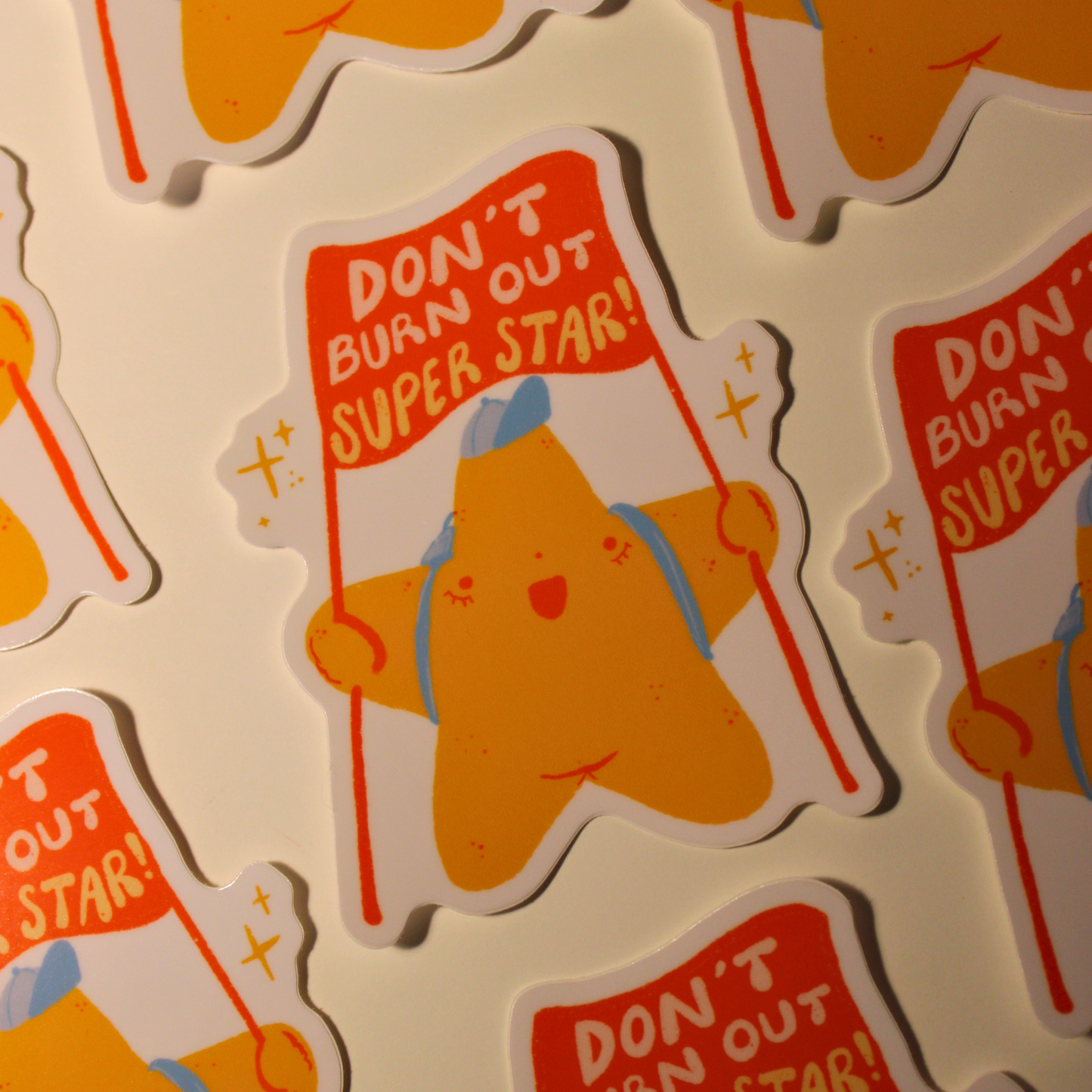 Don't Burn Out Superstar - Sticker (Glossy)