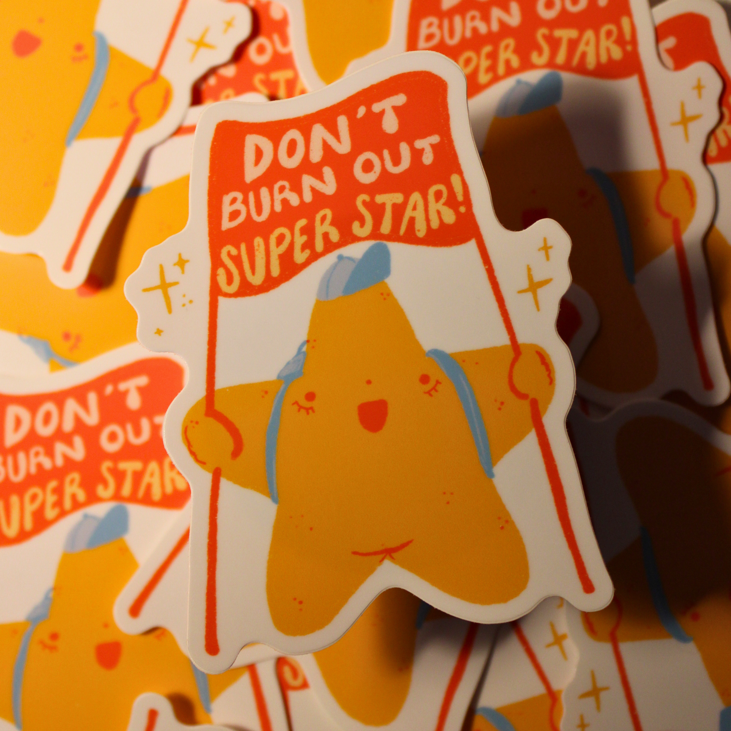 Don't Burn Out Superstar - Sticker (Glossy)