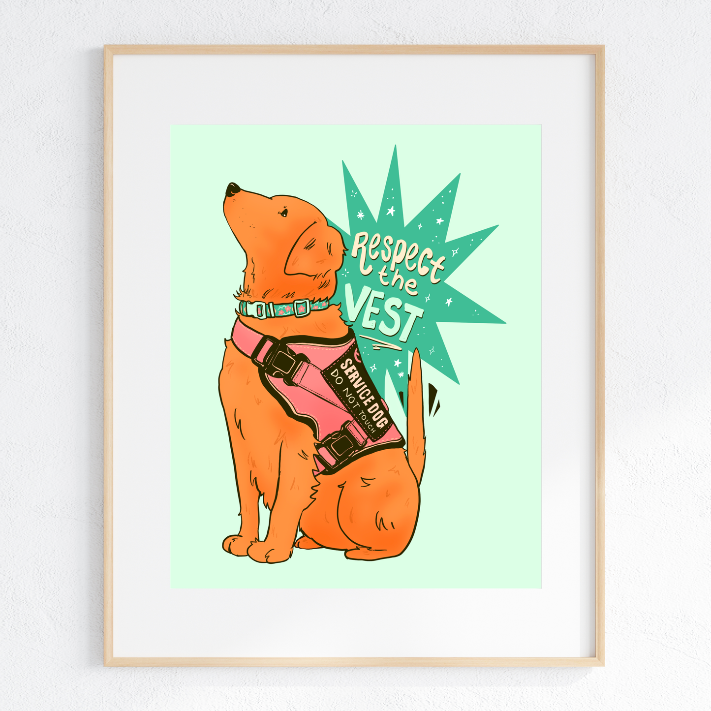 Respect the Vest! Service Dog PSA - Print