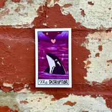 Load image into Gallery viewer, The Disruptor | Orca Whale | Mini Vinyl Sticker (Glossy)