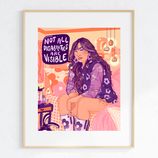 Not All Disabilities Are Visible - Print