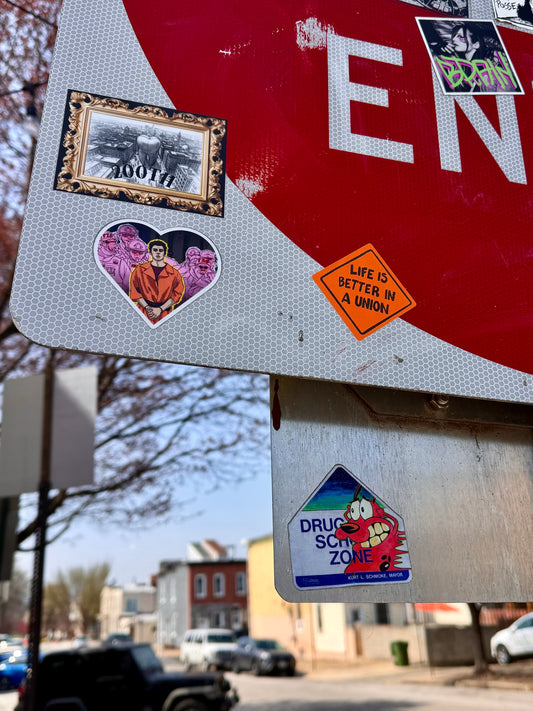 Action Pack: Life is Better in a Union | Labor Rights | Thermal Stickers (Paper)