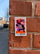 Load image into Gallery viewer, The Giver | Food Pantry Crow | Mini Vinyl Sticker (Glossy)