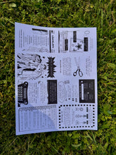 Load image into Gallery viewer, Seams of Resistance: Pocket Guide to Resisting Fast Fashion - 1-Page Mini Zine - Digital Download
