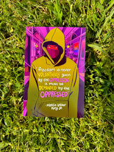 Load image into Gallery viewer, "Freedom is Never Voluntarily Given by the Oppressor" | MLK Quote | Postcard - 10 Pack