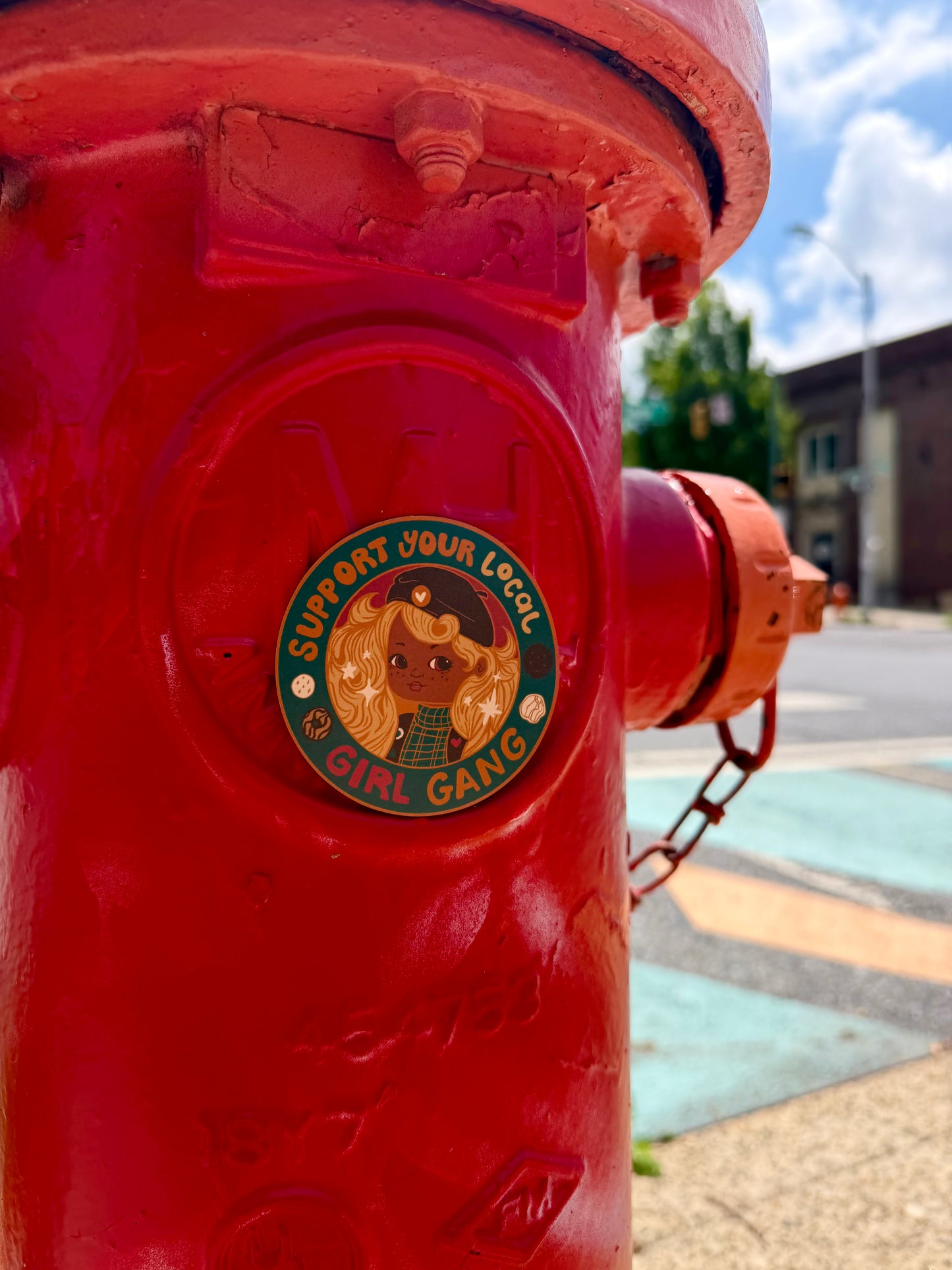 Support Your Local Girl Gang - Cookie Scout Magnet