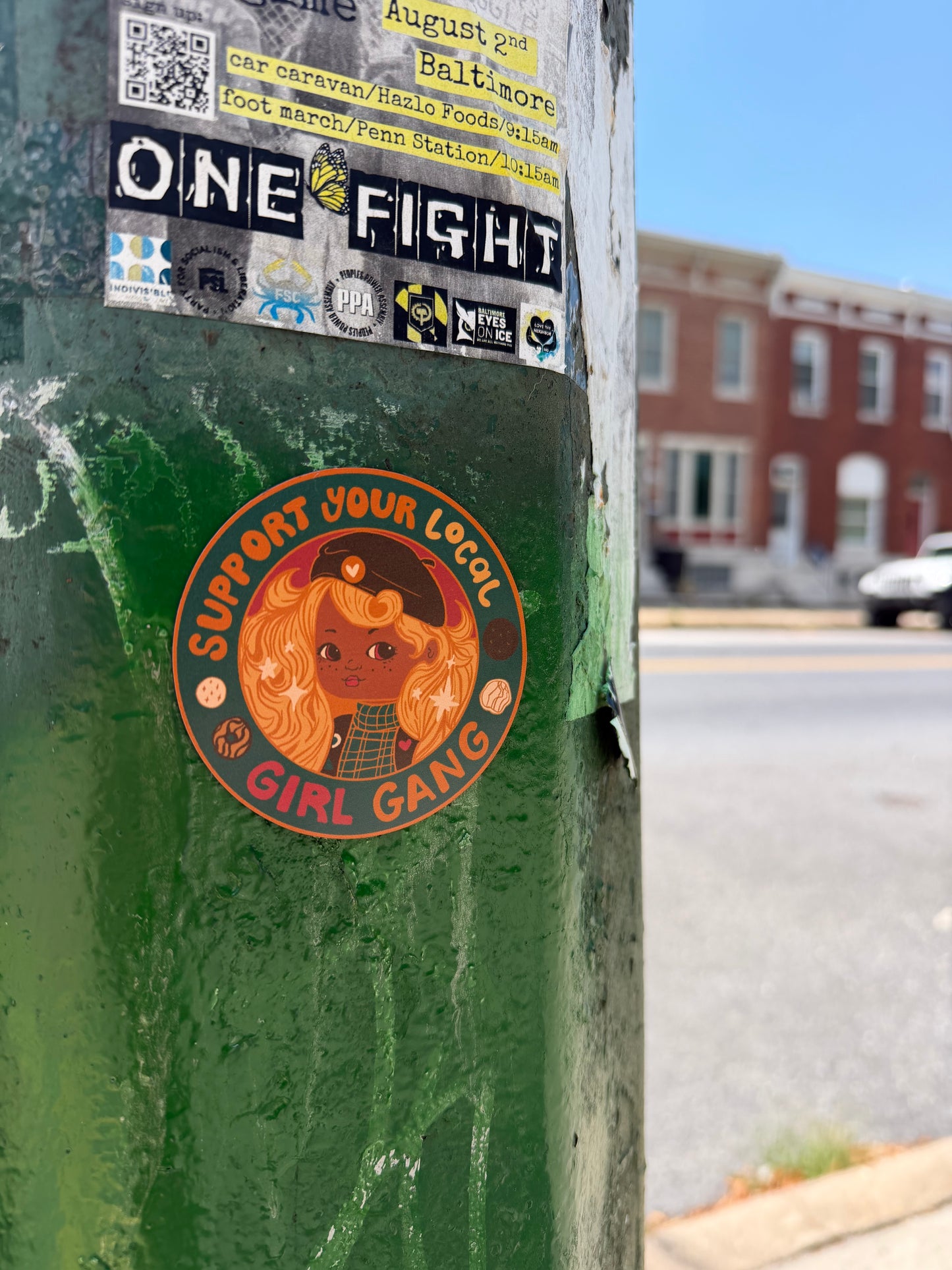 Support Your Local Girl Gang - Cookie Scout Magnet