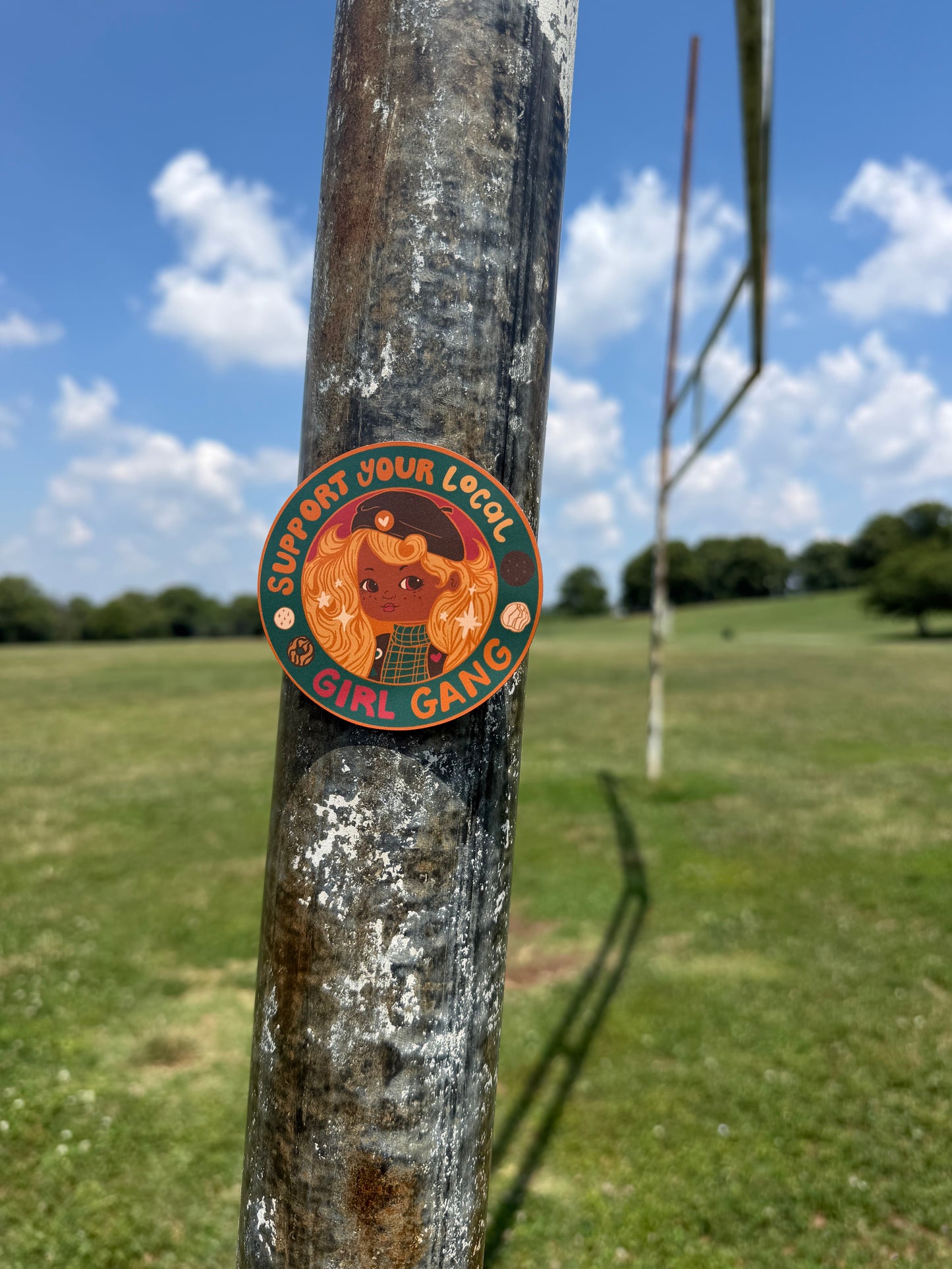 Support Your Local Girl Gang - Cookie Scout Magnet