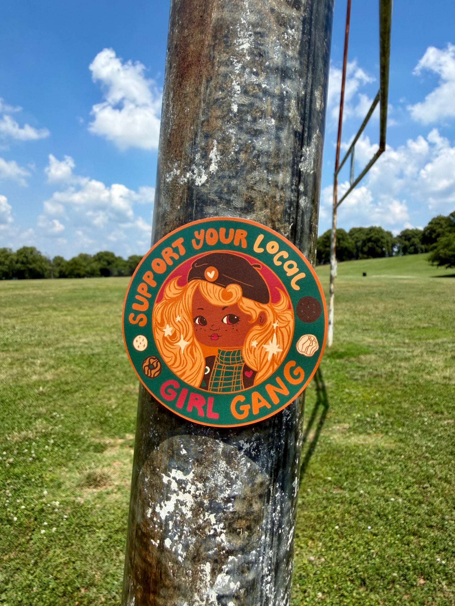 Support Your Local Girl Gang - Cookie Scout Magnet