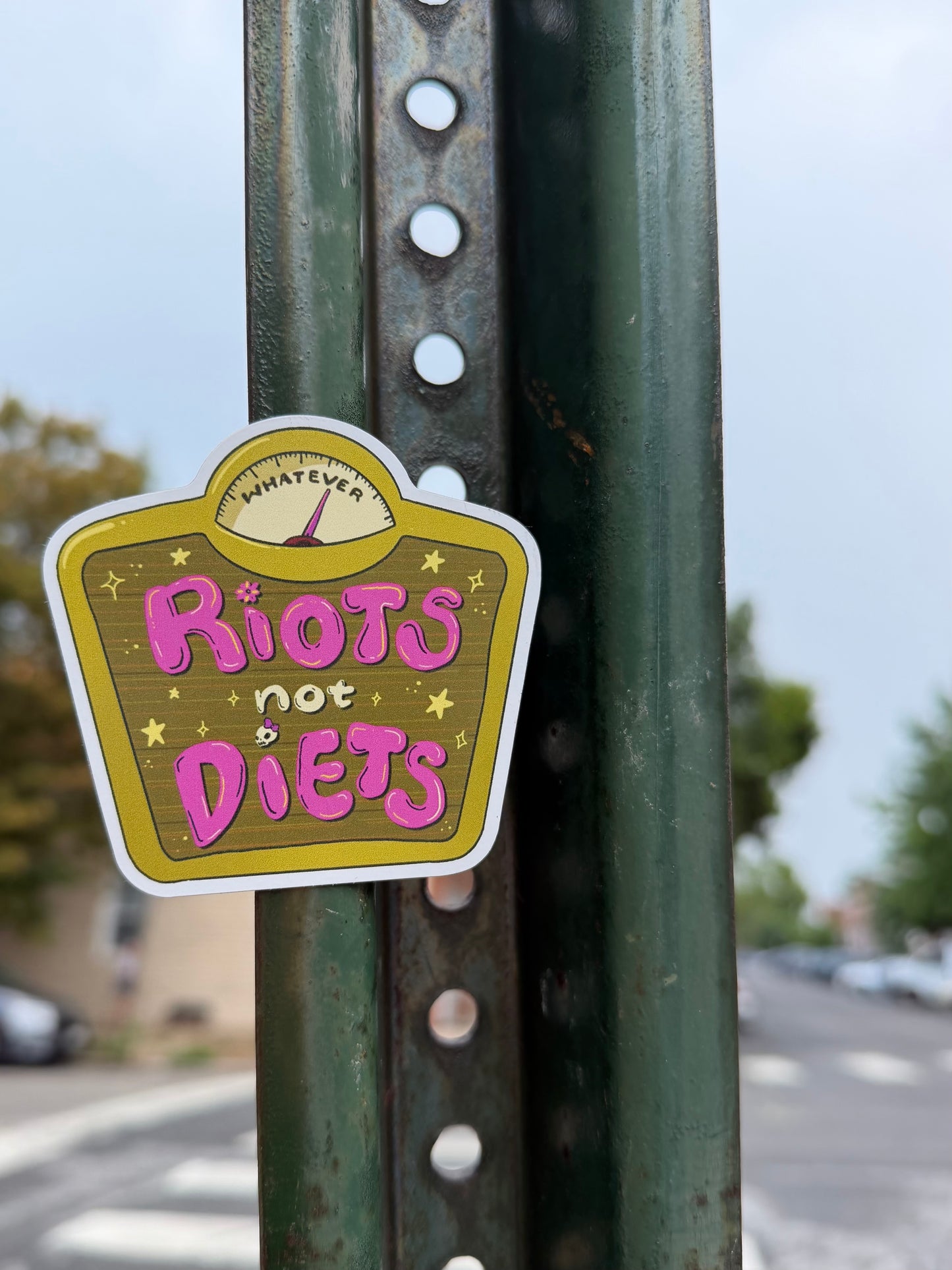 RIOTS! Not Diets - Anti-Diet Scale Magnet