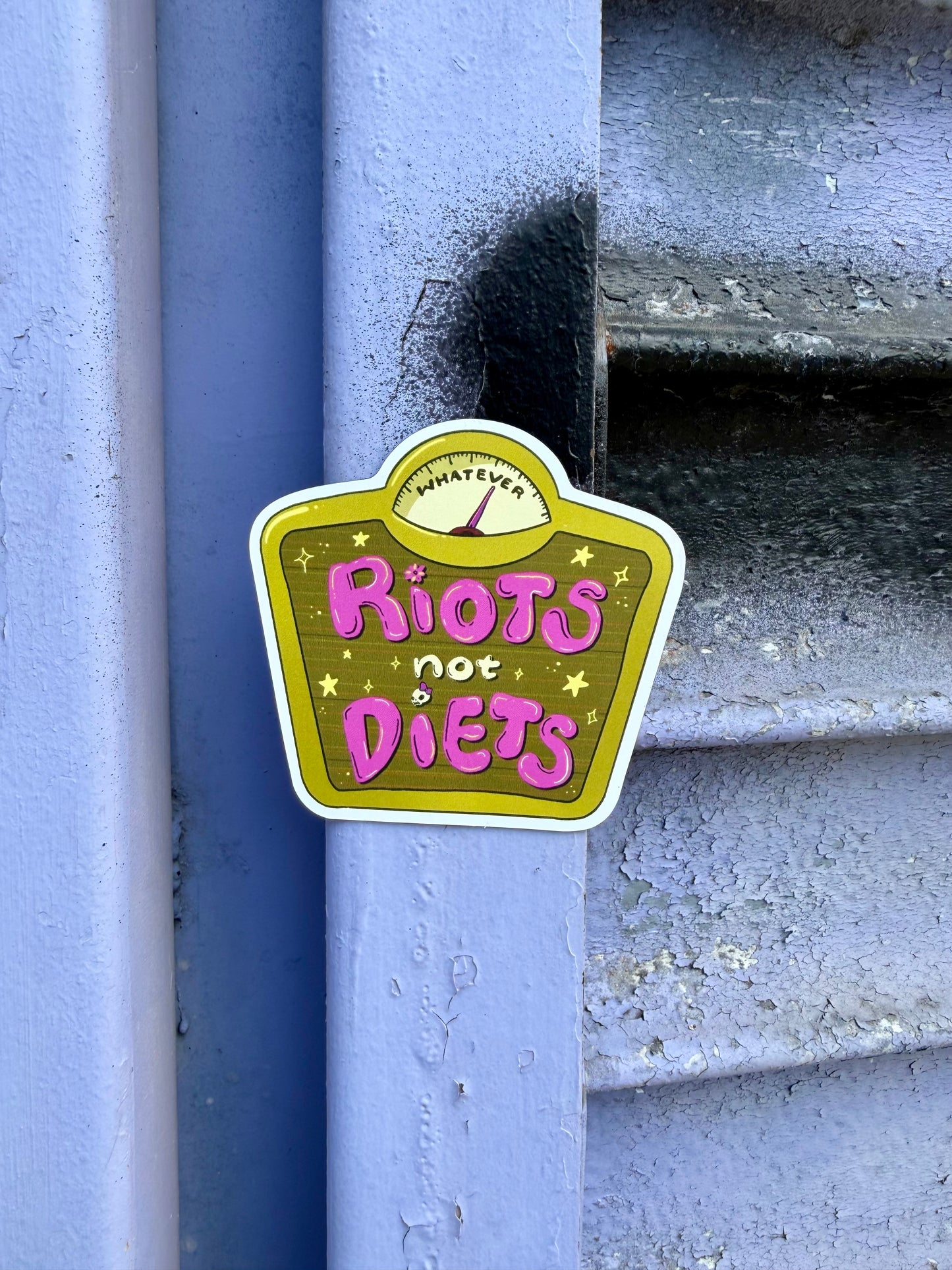 RIOTS! Not Diets - Anti-Diet Scale Magnet