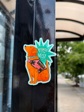Load image into Gallery viewer, Respect the Vest | Service Dog Disability Awareness | Vinyl Sticker (Glossy)