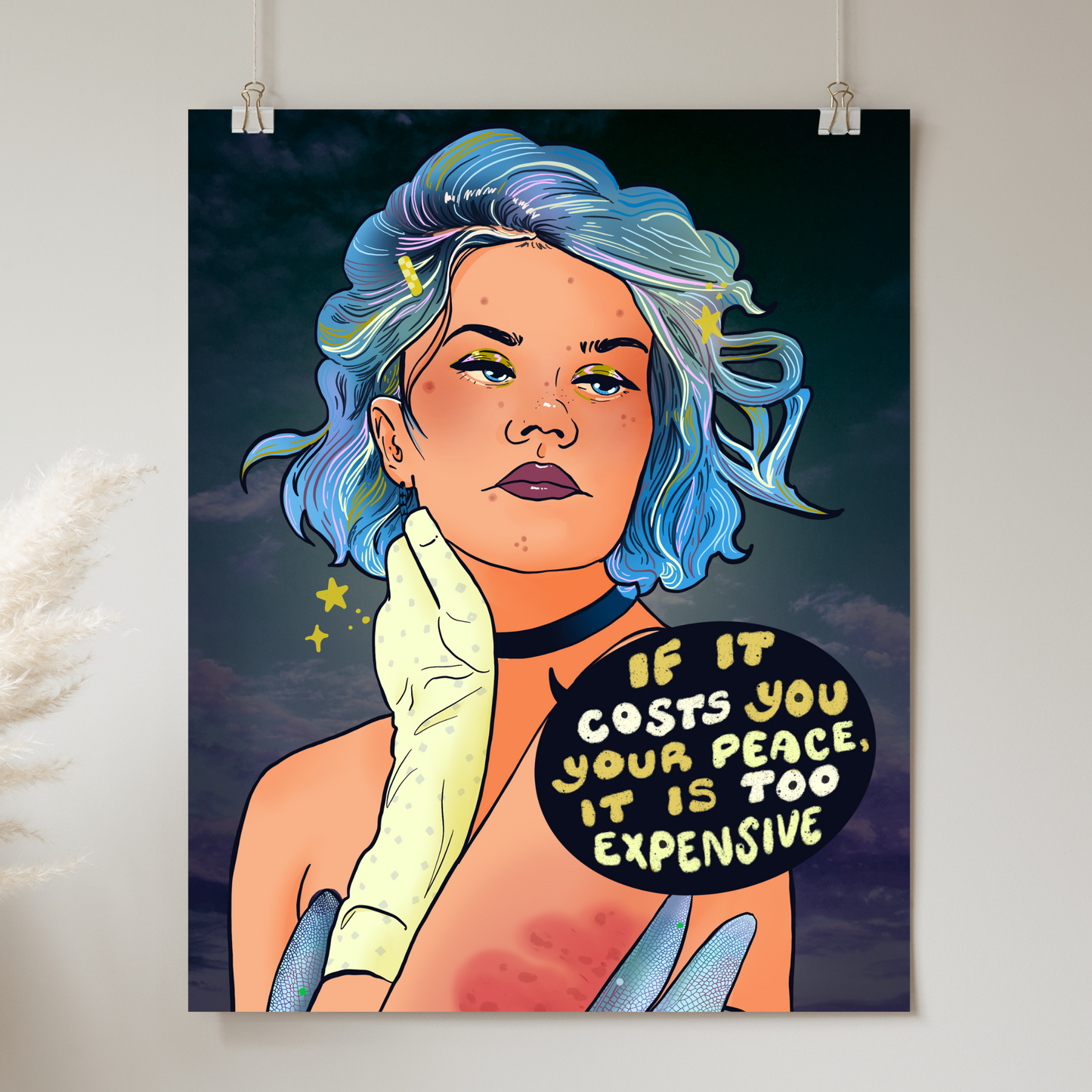 If It Costs You Your Peace, It is Too Expensive - Print