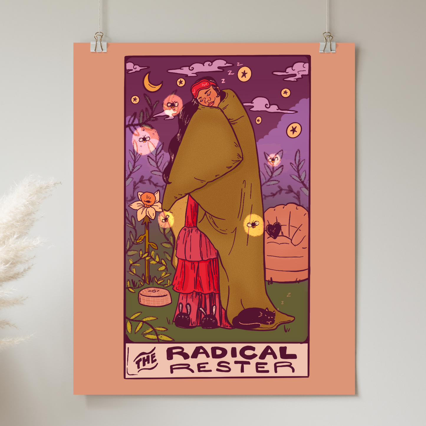 The Radical Rester Tarot Card - Print