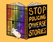 Load image into Gallery viewer, DIGITAL DOWNLOAD - Stop Policing Diverse Stories - Book Rat