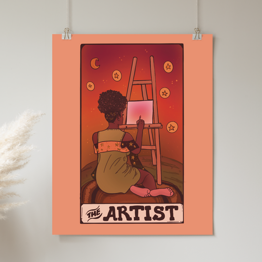 The Artist Tarot Card - Print