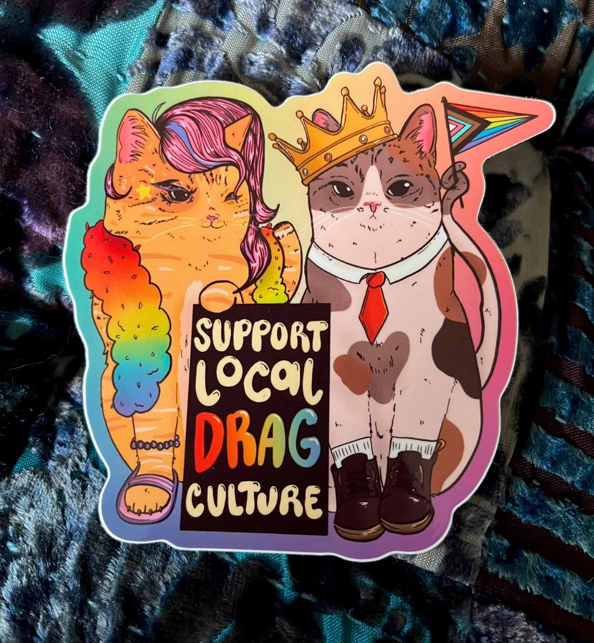 Support Local Drag Culture - Sticker (Glossy)