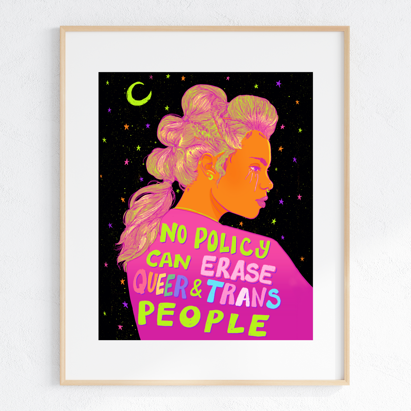 No Policy Can Erase Queer & Trans People - Print