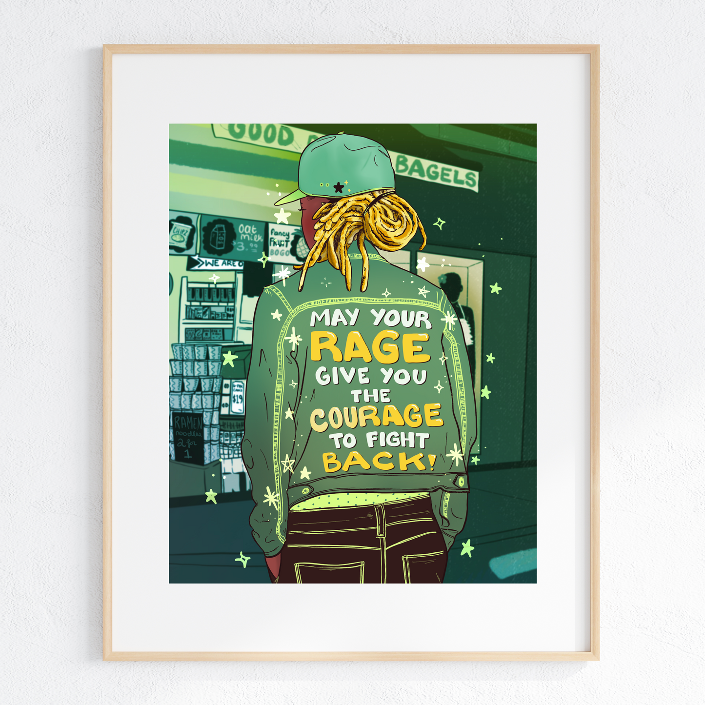 May Your Rage Give You the Courage to Fight Back! - Print
