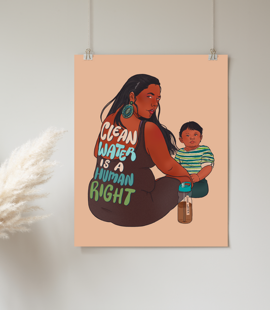 Clean Water Is a Human Right - Print
