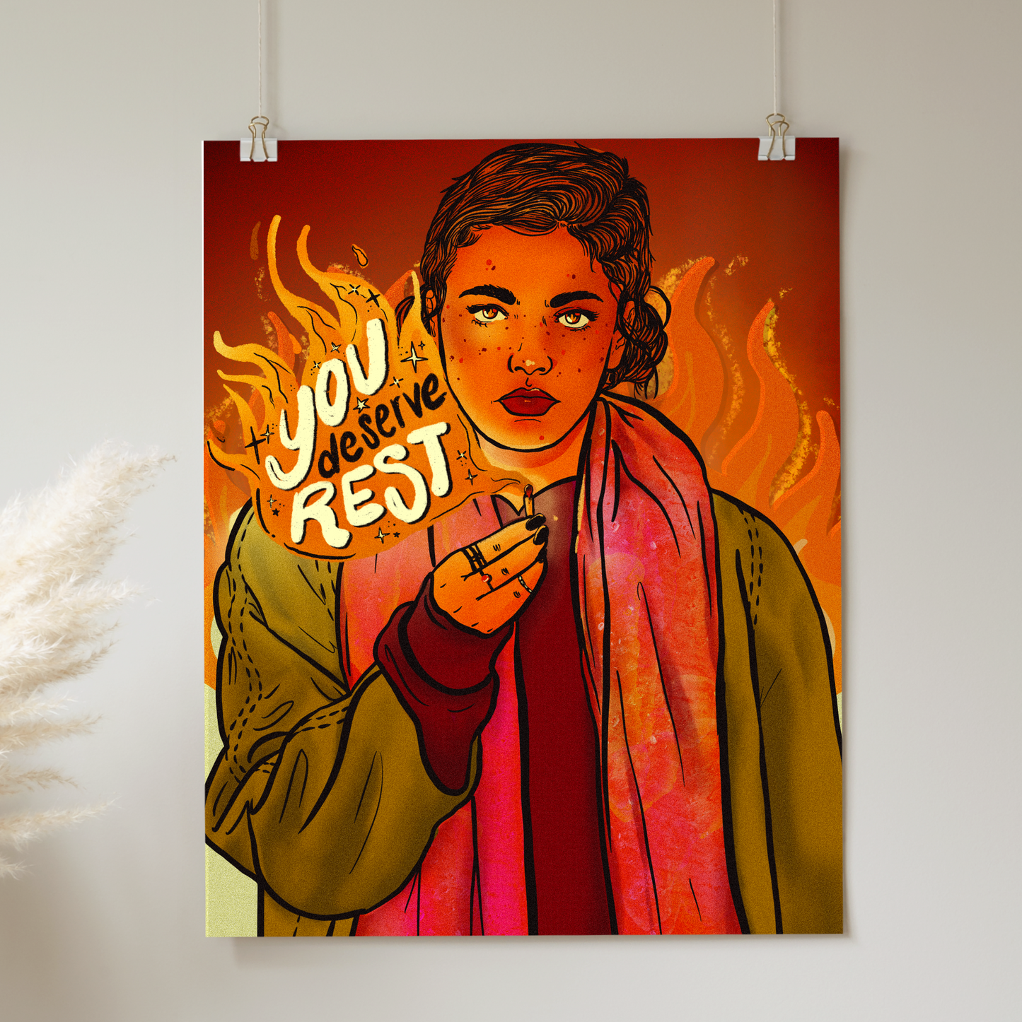 You Deserve Rest - Print