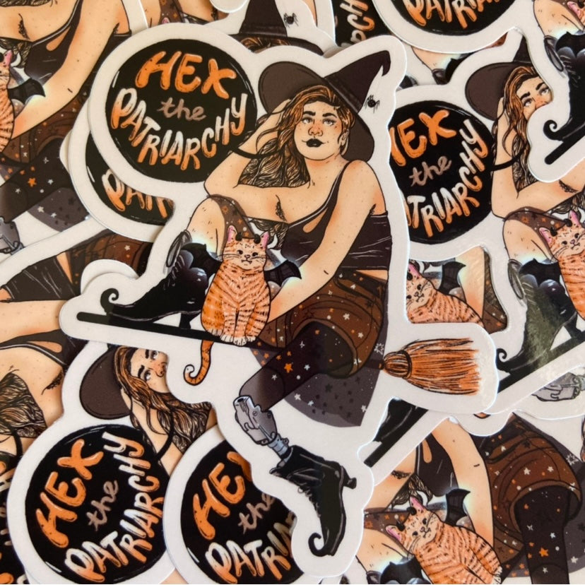 Hex the Patriarchy - Sticker (Glossy)