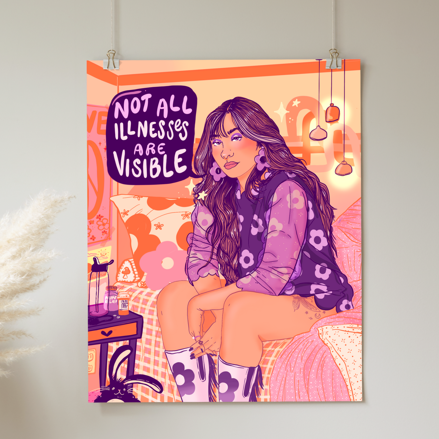 Not All Illnesses Are Visible - Print