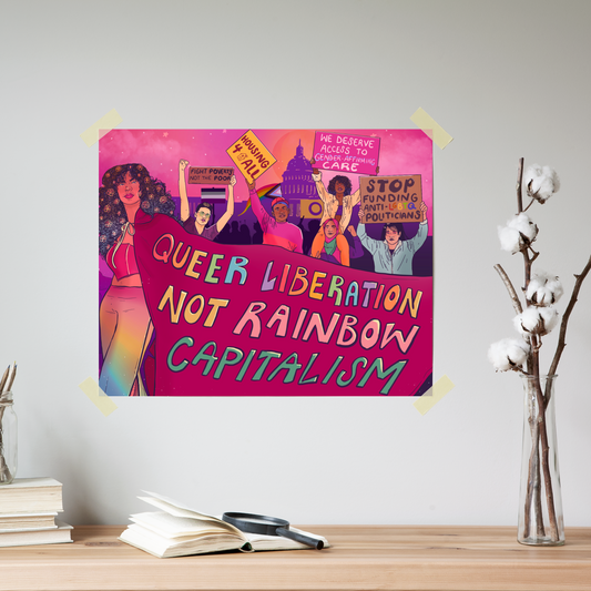 Queer Liberation Not Rainbow Capitalism - Print
