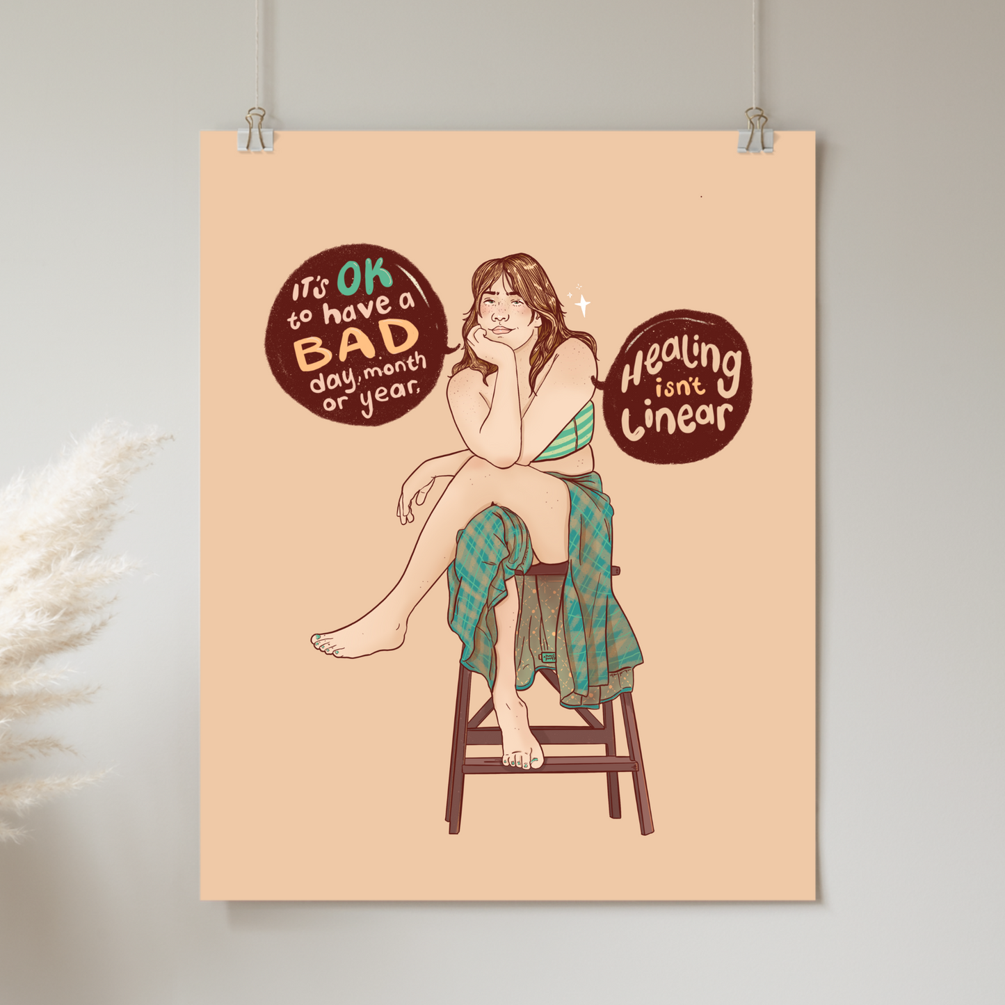 Healing isn't Linear - Print